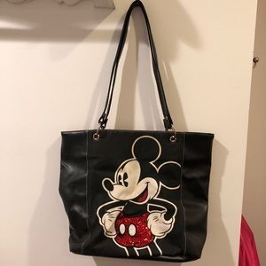 Disney Mickey Mouse Sequin Bag Purse Tote